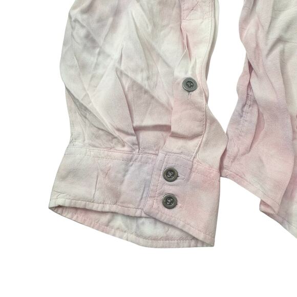 Torrid Lizzie Rayon Twill Button-Up Long Sleeve Shirt Womens size 4x Tie Dye - Picture 7 of 10